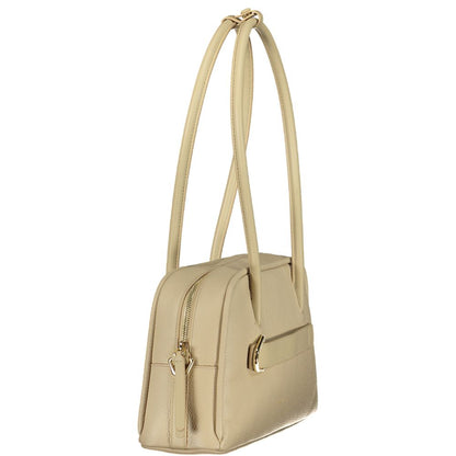 Evening Handbag by Coccinelle for women in leather beige presents a ornamental silhouette, showcasing a secure , ample , and versatile for a ornamental finish.