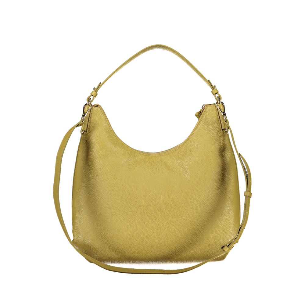 Handbag by Coccinelle for women in leather green features a refined silhouette, showcasing a secure , organized , and versatile for a refined finish.