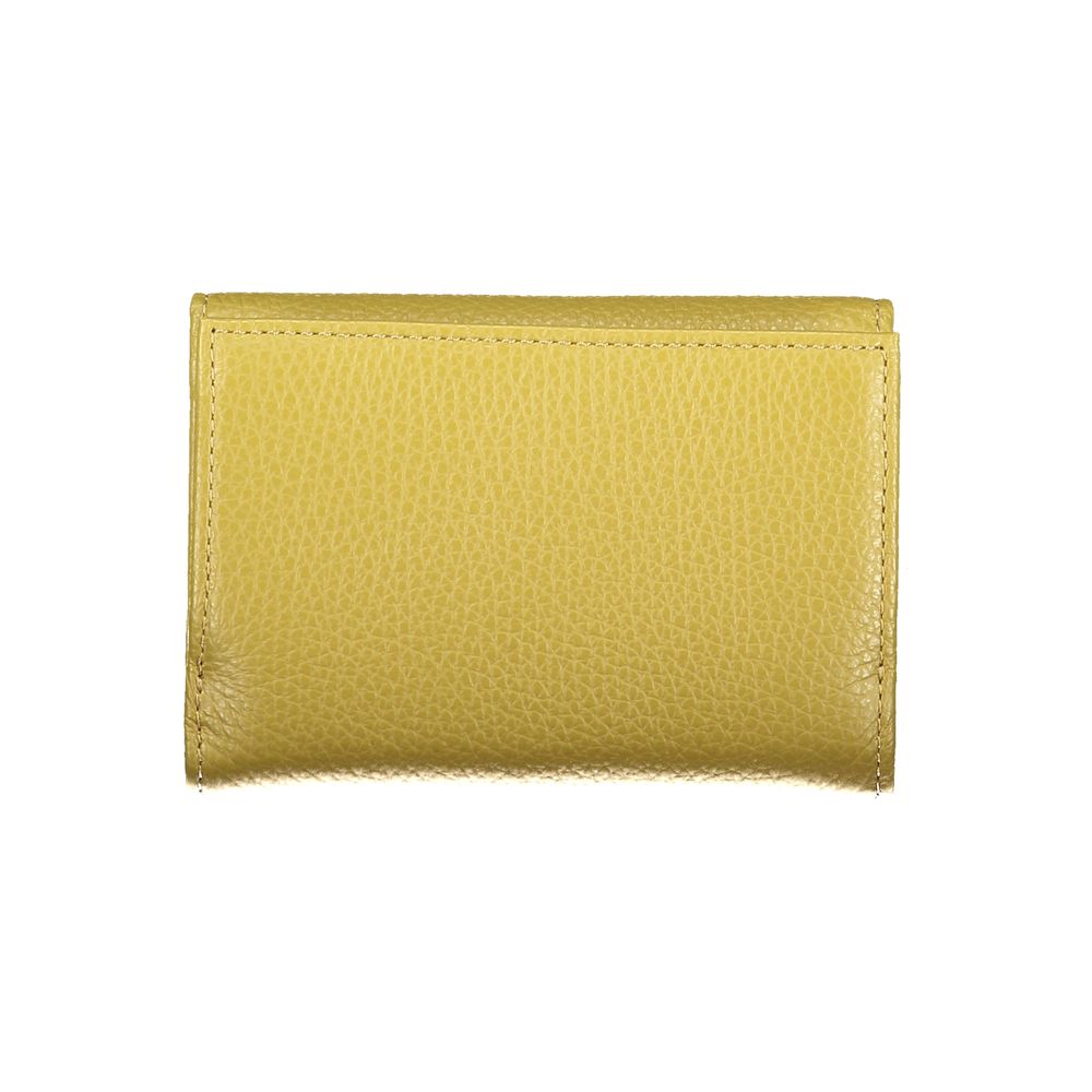 Wallet by Coccinelle for women in leather green presents a streamlined silhouette, showcasing the sophisticated design of the Heart Leather Wallet collection with functional .