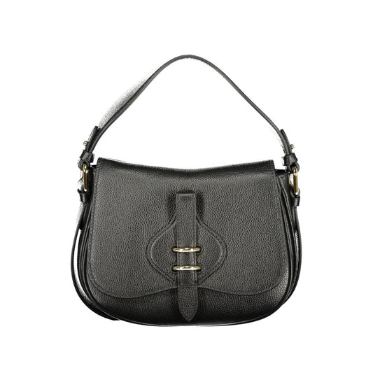 Handbag by Coccinelle for women in leather black presents a ornamental silhouette, showcasing a secure , ample , and versatile for a ornamental finish.