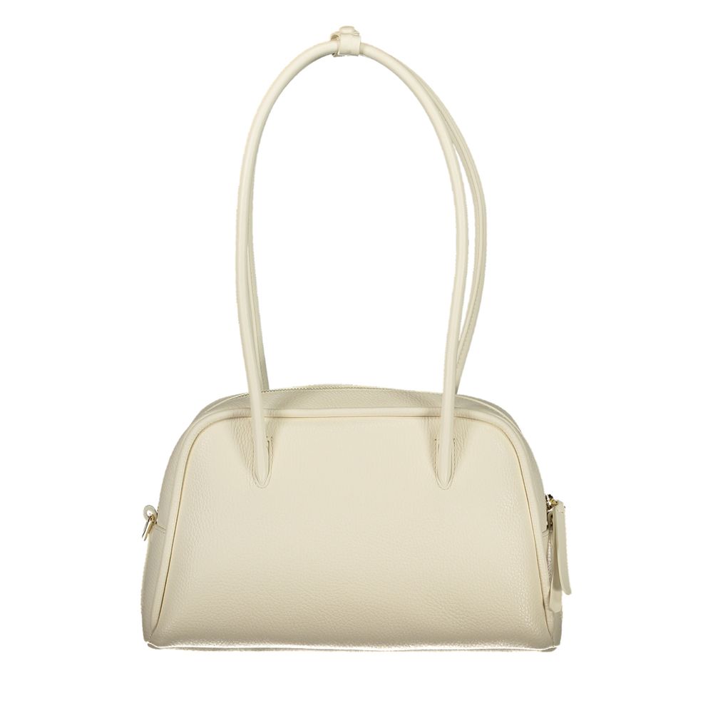 Handbag by Coccinelle for women in leather white features a exquisite silhouette, showcasing a secure and exquisite with versatile for a exquisite finish.