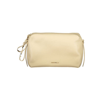 Handbag by Coccinelle for women in leather beige features a exquisite silhouette, showcasing a secure and exquisite with versatile for a exquisite finish.