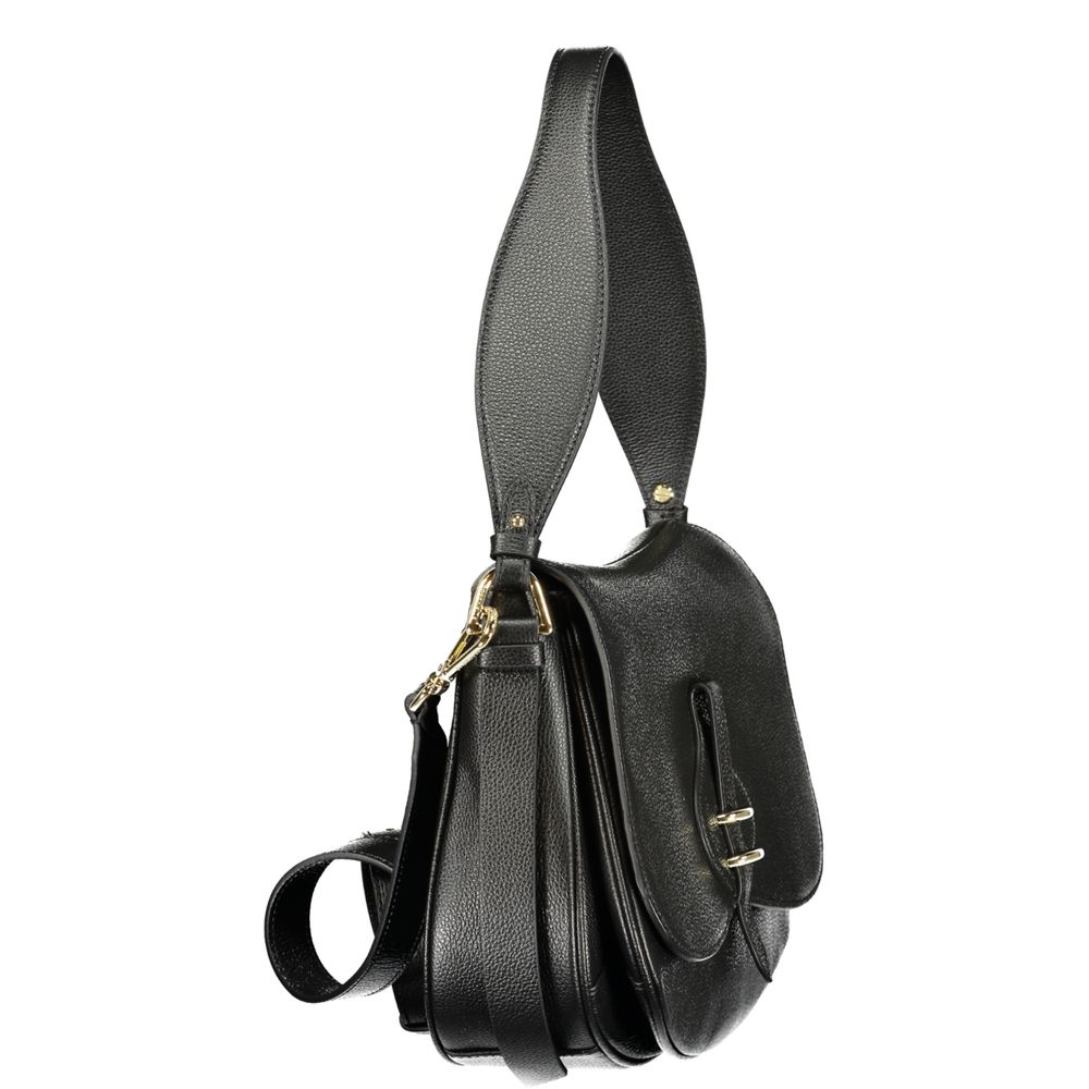 This Evening Handbag by Coccinelle for women in leather and beige & black presents a sculptural silhouette featuring a secure , ample , and versatile for a sculptural finish.