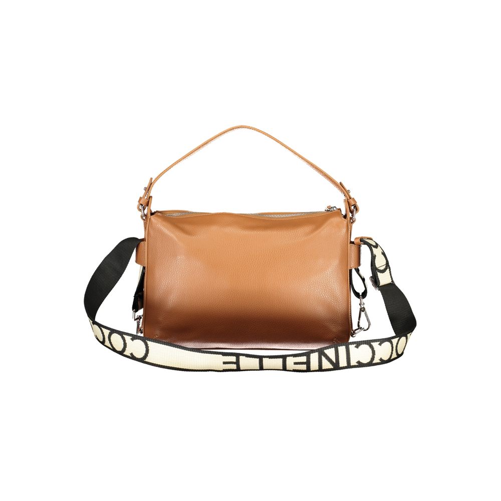 Handbag by Coccinelle for women in leather brown features a ornamental silhouette, showcasing a secure , ample , and ornamental for a sophisticated look.