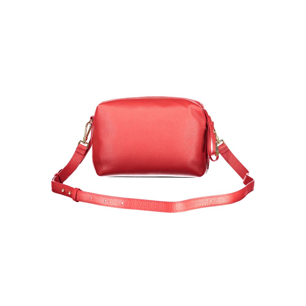 Evening Handbag by Coccinelle for women in leather red features a refined silhouette, showcasing a secure , organized , and versatile for a refined finish.