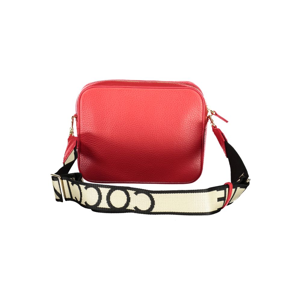Handbag by Coccinelle for women in leather red presents a ornamental silhouette, showcasing a secure , ample , and versatile for a ornamental finish.