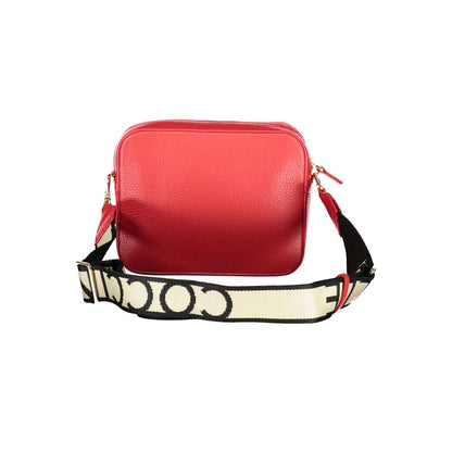 Handbag by Coccinelle for women in leather red presents a ornamental silhouette, showcasing a secure , ample , and versatile for a ornamental finish.
