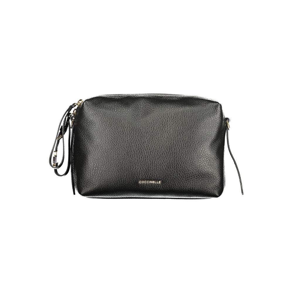 Coccinelle Borsa Heart Leather Handbag - Black