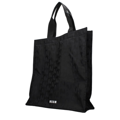 Handbag by MSGM for unisex in fabric black features an refined silhouette, showcasing a secure , ample , and versatile for a sophisticated refined aesthetic.