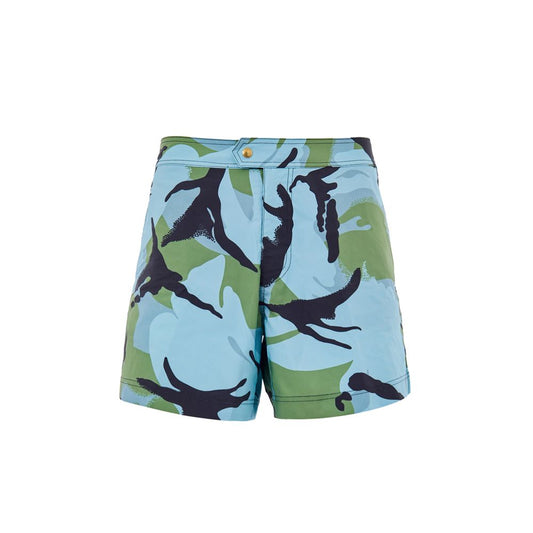 Swim Briefs by Tom Ford for men in stretch polyamide black, gold, green, light-blue, multicolor, camouflage & print features a refined silhouette, showcasing the refined design of this Men's Stretch Polyamide Swim Briefs with a refined fit.