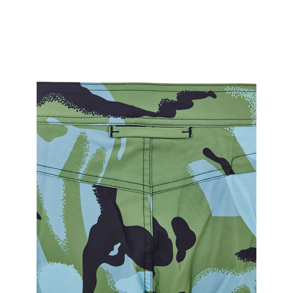 Swim Briefs by Tom Ford for men in stretch polyamide black, gold, green, light-blue, multicolor, camouflage & print features a resort ready silhouette from the Men's Stretch Polyamide Swim Briefs collection, showcasing a resort ready finish with a streamlined resort ready fit.