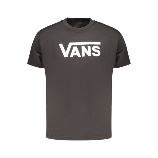 T-Shirt by Vans for men in cotton black & print showcases a dramatic silhouette, elegantly detailed with a dramatic and for a truly dramatic finish.