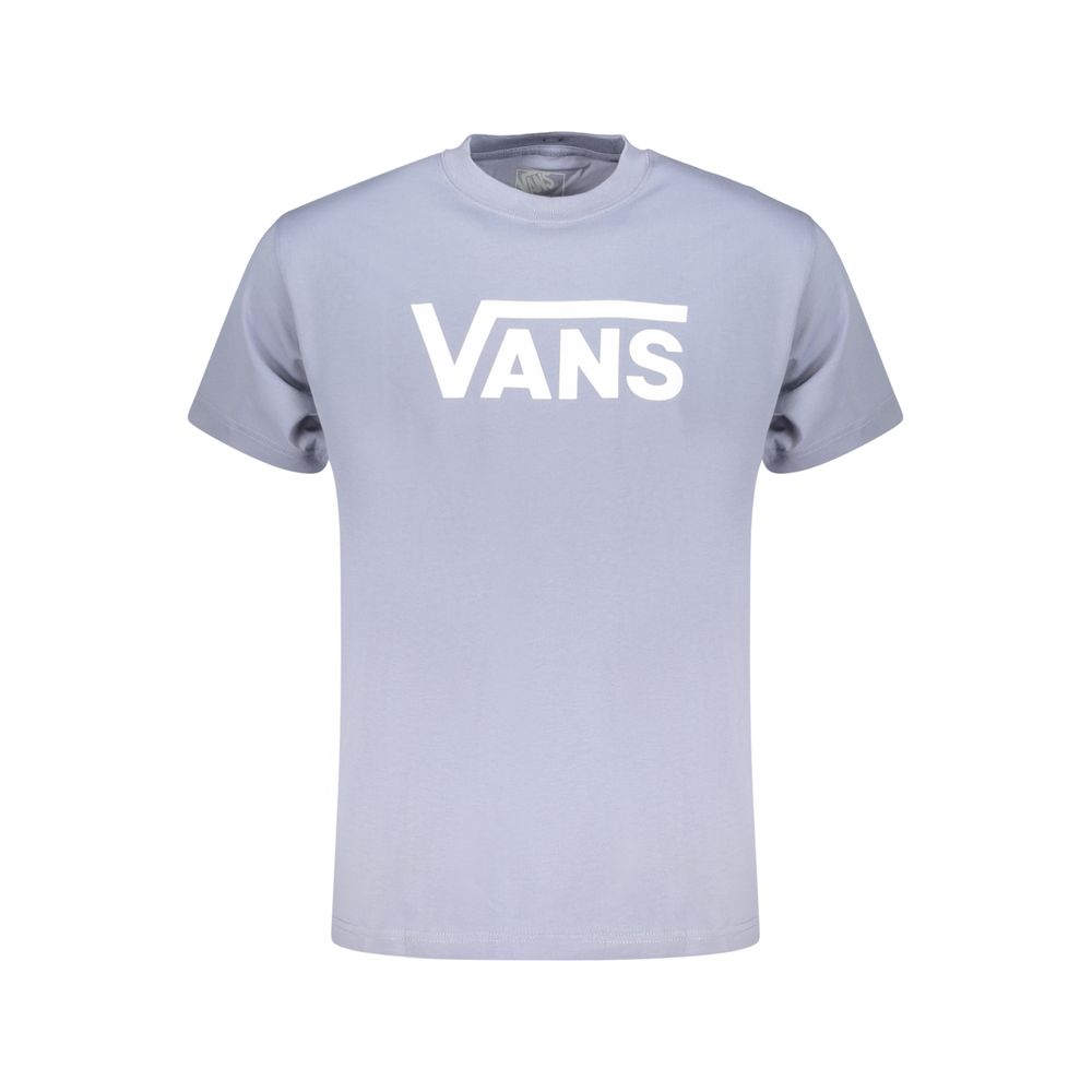 T-Shirt by Vans for men in cotton azzurro & print features a plush silhouette, showcasing a sophisticated and for a truly plush finish.