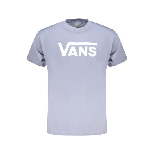 T-Shirt by Vans for men in cotton azzurro & print features a plush silhouette, showcasing a sophisticated and for a truly plush finish.