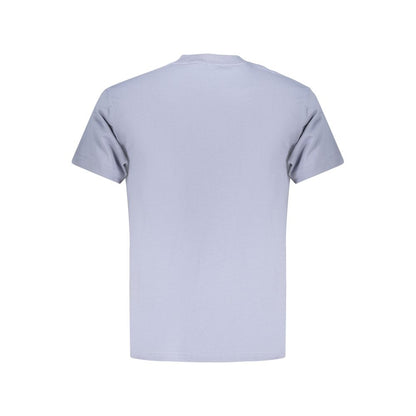 T-Shirt by Vans for men in cotton azzurro & print showcases a chic silhouette, artfully detailed with a chic and for a chic finish.