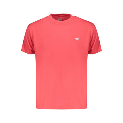 T-Shirt by Vans for men in cotton red & print showcases a chic silhouette, artfully detailed with a chic crew neckline and for a chic finish.