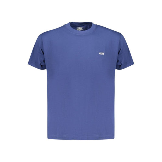 T-Shirt by Vans for men in cotton blue & print showcases a unassuming silhouette, artfully detailed with a refined crew neckline and unassuming for a sophisticated, contemporary look.