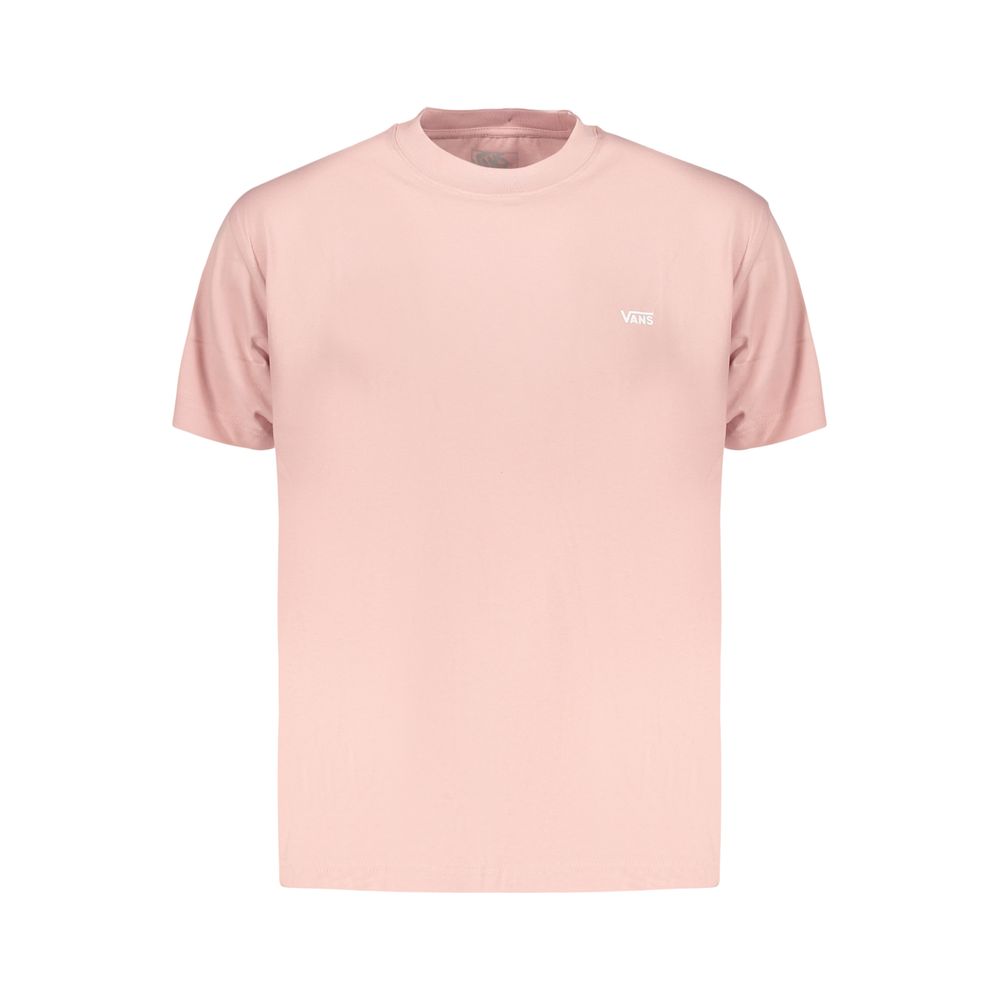 T-Shirt by Vans for men in cotton pink features an on trend silhouette, perfectly showcasing a on trend and crew neckline for an elevated aesthetic.
