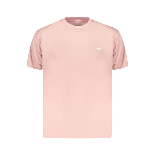 T-Shirt by Vans for men in cotton pink features an on trend silhouette, perfectly showcasing a on trend and crew neckline for an elevated aesthetic.