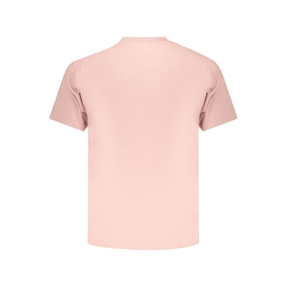 T-Shirt by Vans for men in cotton pink showcases a fashionable silhouette, elegantly detailed with a fashionable and for a sophisticated, high-fashion look.
