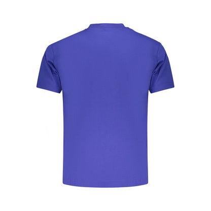 T-Shirt by Vans for men in cotton blue & print showcases a unassuming silhouette, artfully detailed with a refined crew neckline and unassuming for a sophisticated, contemporary look.