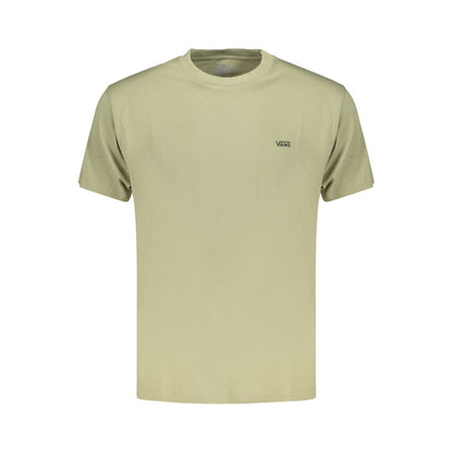 T-Shirt by Vans for men in cotton green & print showcases a chic silhouette, artfully detailed with a chic crew neckline and for a chic finish.