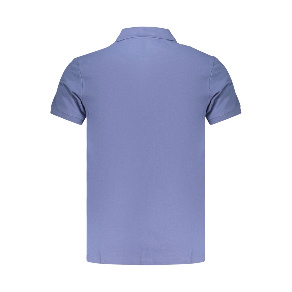 Polo Shirt by Timberland for men in cotton blue showcases a sharp silhouette, detailed with a refined and sharp for a sophisticated finish.