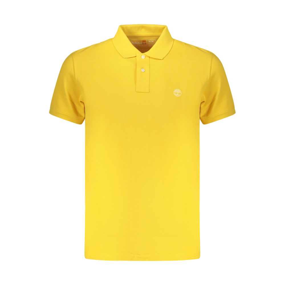 Polo Shirt by Timberland for men in organic cotton yellow & signature features a eye catching silhouette, showcasing a refined and for a eye catching finish.