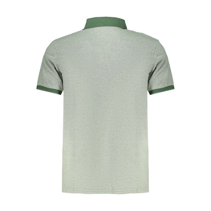 Polo Shirt by Timberland for men in cotton green showcases a sharp silhouette, detailed with a refined and sharp for a sophisticated finish.