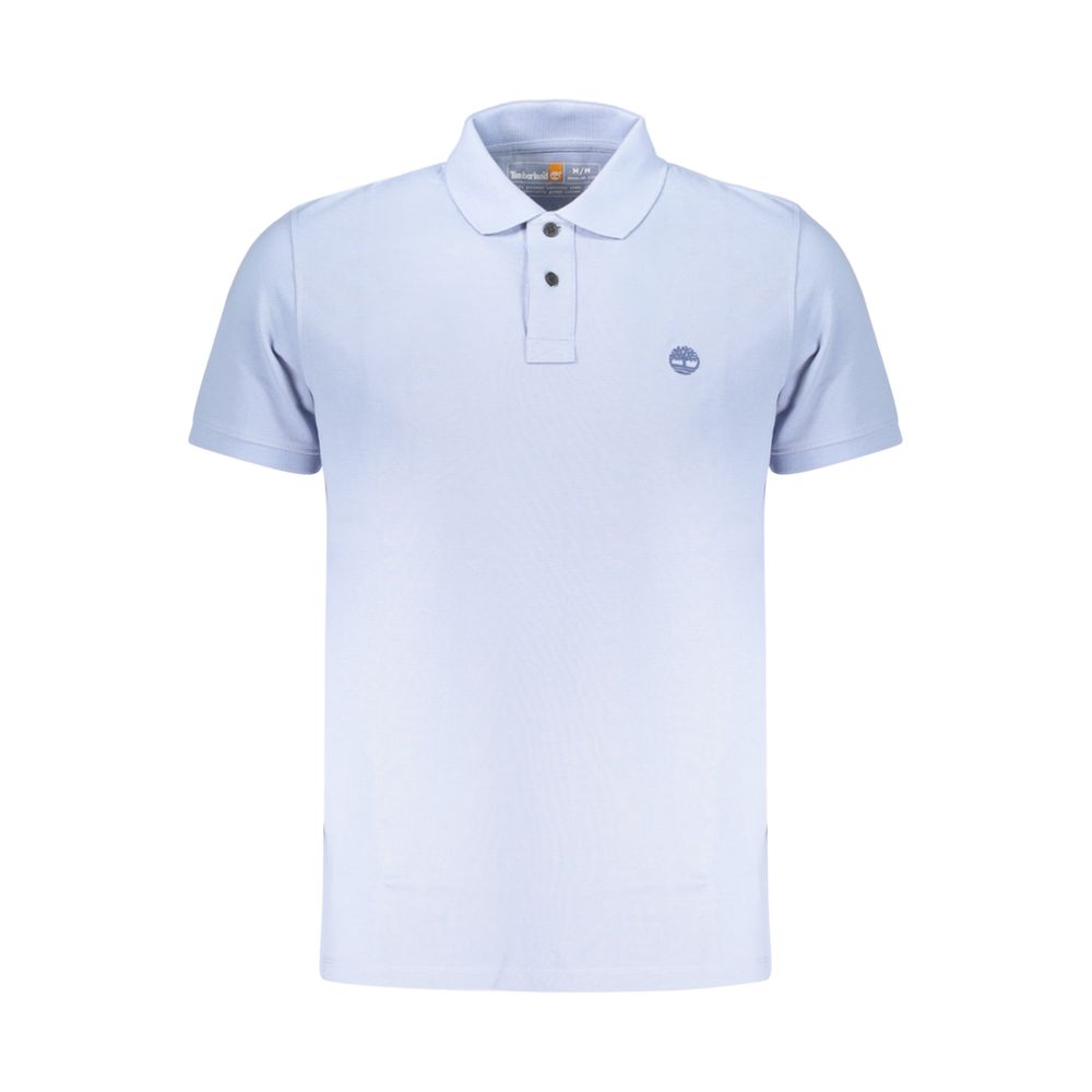 Polo Shirt by Timberland for men in organic cotton azzurro showcases a enviable silhouette, featuring a refined and for a enviable finish.
