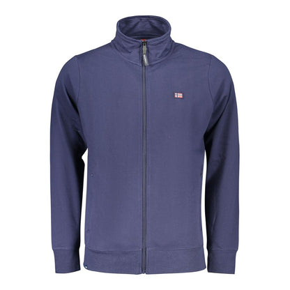 Sweatshirt by Norway 1963 for men in cotton polyester blue presents a smart casual silhouette, featuring a smart casual and for a sophisticated look.