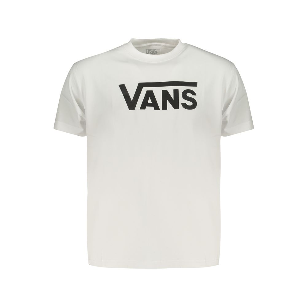 T-Shirt by Vans for men in cotton white & print showcases a unassuming silhouette, artfully detailed with a refined and unassuming for a sophisticated, contemporary look.