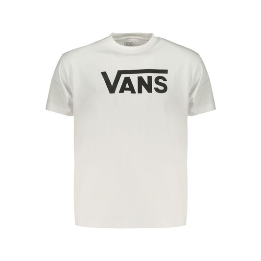 T-Shirt by Vans for men in cotton white & print showcases a unassuming silhouette, artfully detailed with a refined and unassuming for a sophisticated, contemporary look.