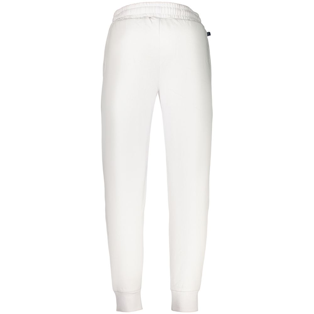 Joggers by Norway 1963 for men in cotton polyester white presents a tailored silhouette, showcasing a tailored athletic and long cut with a refined for a truly tailored aesthetic.
