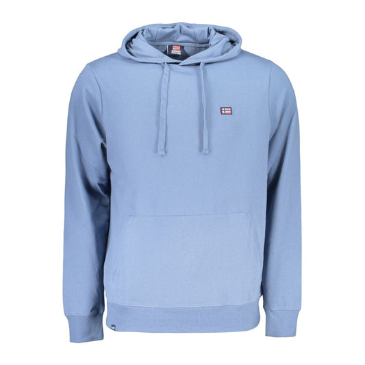 Hooded Sweatshirt Hoodie by Norway 1963 for men in cotton blue features a edgy silhouette, detailed with a edgy hooded neckline and for a refined finish.