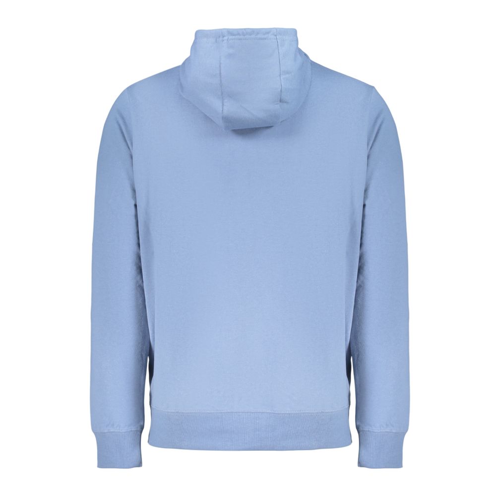 Hooded Sweatshirt Hoodie by Norway 1963 for men in cotton blue features an avant-garde silhouette, showcasing a sophisticated and detail for a truly avant-garde finish.