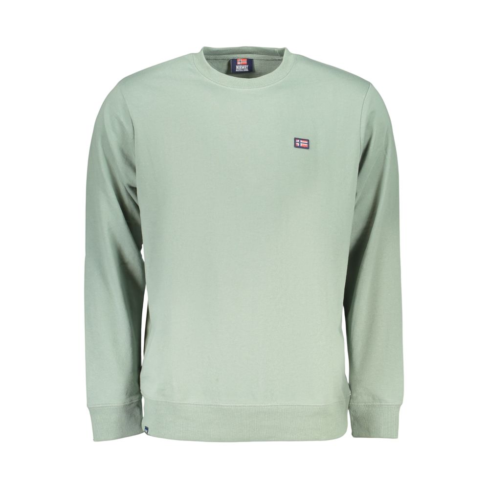 Norway 1963 Men's Crew Neck Cotton Polyester Sweatshirt - Green