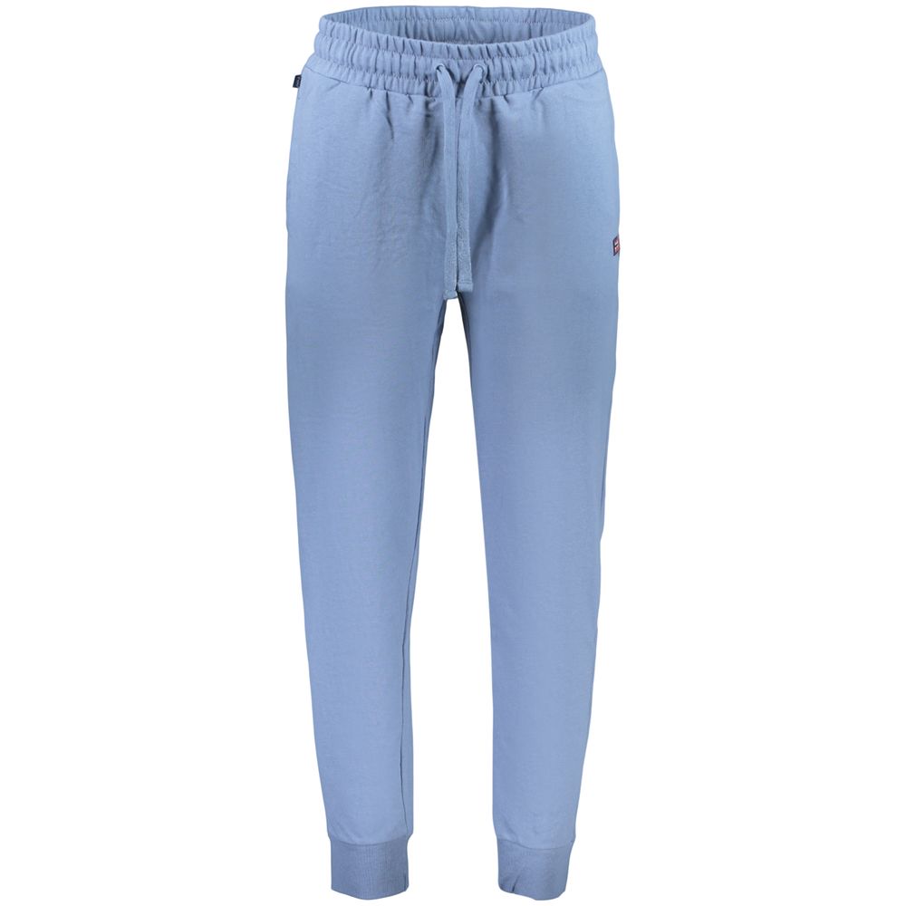 Joggers by Norway 1963 for men in cotton polyester blue presents a refined pantology silhouette, artfully defined by a refined pantology , long, and a sophisticated .