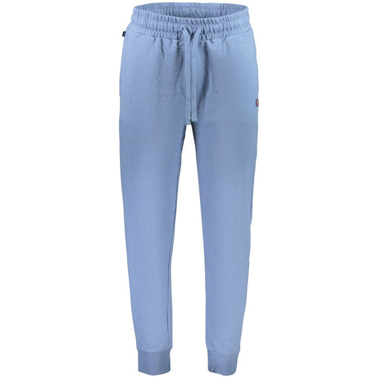 Joggers by Norway 1963 for men in cotton polyester blue presents a refined pantology silhouette, artfully defined by a refined pantology , long, and a sophisticated .