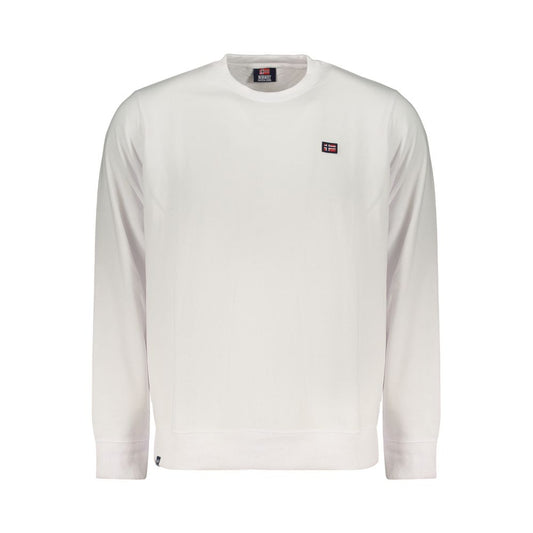 Sweatshirt by Norway 1963 for men in cotton polyester white features an magnificent silhouette, showcasing a sophisticated crew neckline and detail for a truly magnificent finish.