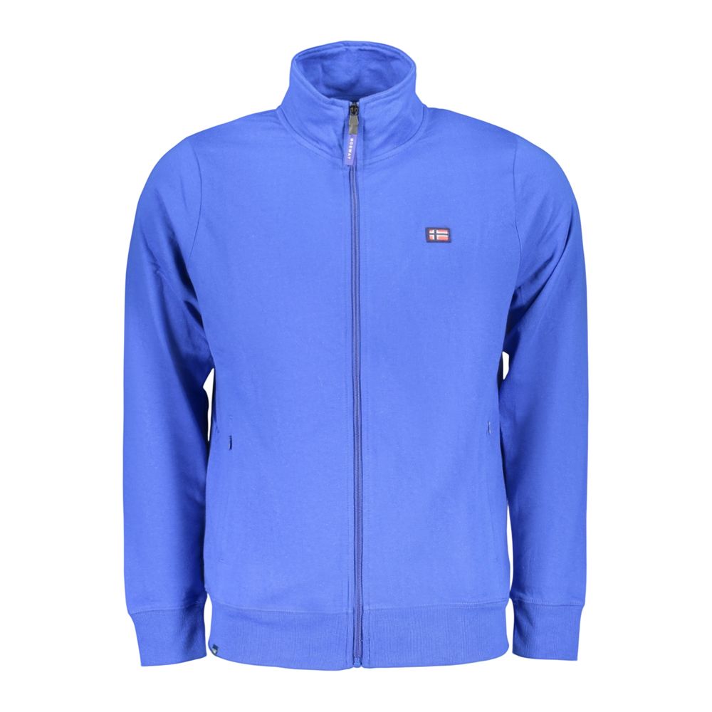 Sweatshirt by Norway 1963 for men in cotton blue presents a smart casual silhouette, featuring a smart casual and for a sophisticated look.