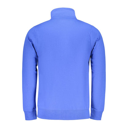 Sweatshirt by Norway 1963 for men in cotton blue showcases a slouchy chic silhouette, artfully detailed with a slouchy chic and for a slouchy chic finish.