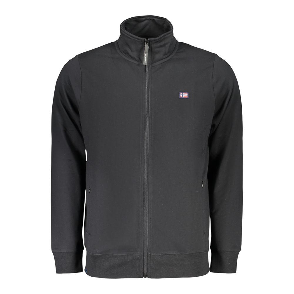 Sweatshirt by Norway 1963 for men in cotton black features an enviable silhouette, showcasing a premium and refined for a truly enviable finish.