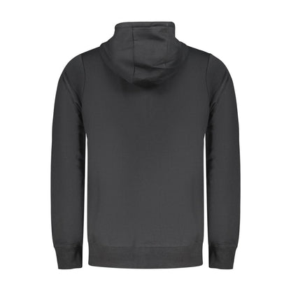 Hooded Sweatshirt Hoodie by Norway 1963 for men in cotton black features an luminous silhouette, showcasing a sophisticated hooded neckline and for a truly luminous look.