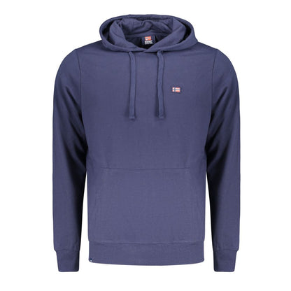 Hooded Sweatshirt Hoodie by Norway 1963 for men in cotton polyester blue features a edgy silhouette, detailed with a edgy hooded neckline and for a refined finish.