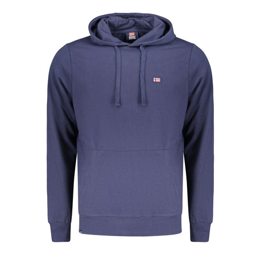 Hooded Sweatshirt Hoodie by Norway 1963 for men in cotton polyester blue features a edgy silhouette, detailed with a edgy hooded neckline and for a refined finish.