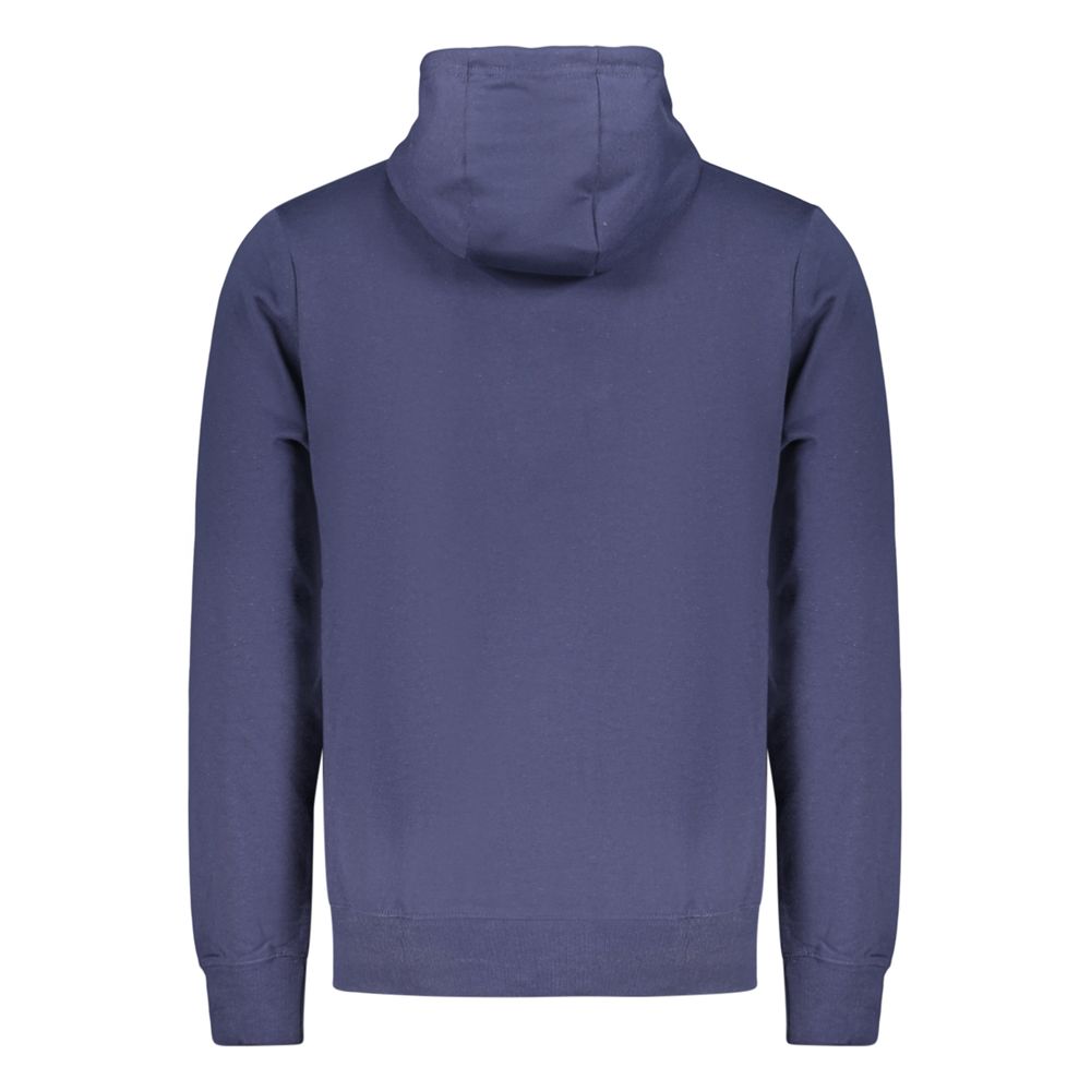 Hooded Sweatshirt Hoodie by Norway 1963 for men in cotton polyester blue features an avant-garde silhouette, showcasing a sophisticated hooded neckline and detail for a truly avant-garde finish.