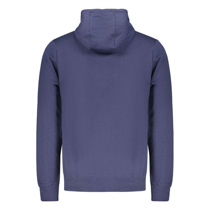 Hooded Sweatshirt Hoodie by Norway 1963 for men in cotton polyester blue features an avant-garde silhouette, showcasing a sophisticated hooded neckline and detail for a truly avant-garde finish.