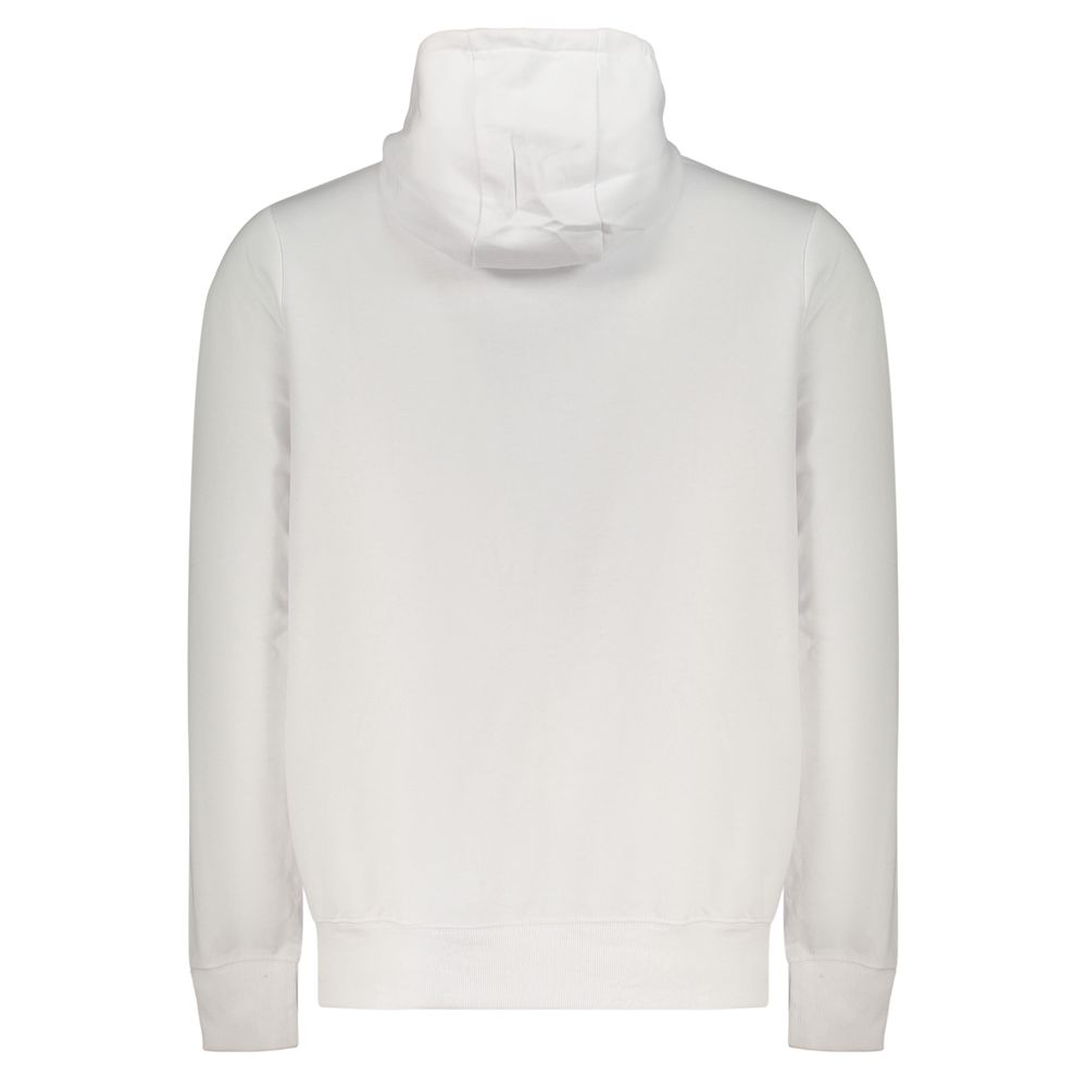 Hooded Sweatshirt Hoodie by Norway 1963 for men in cotton white showcases a city-ready silhouette, artfully detailed with a signature and for a city-ready finish.