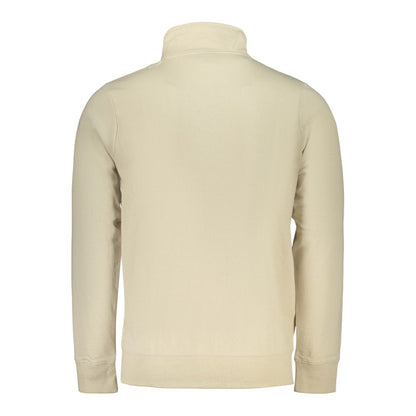 Sweatshirt by Norway 1963 for men in cotton polyester beige & signature presents a smart casual silhouette, featuring a smart casual and for a sophisticated look.